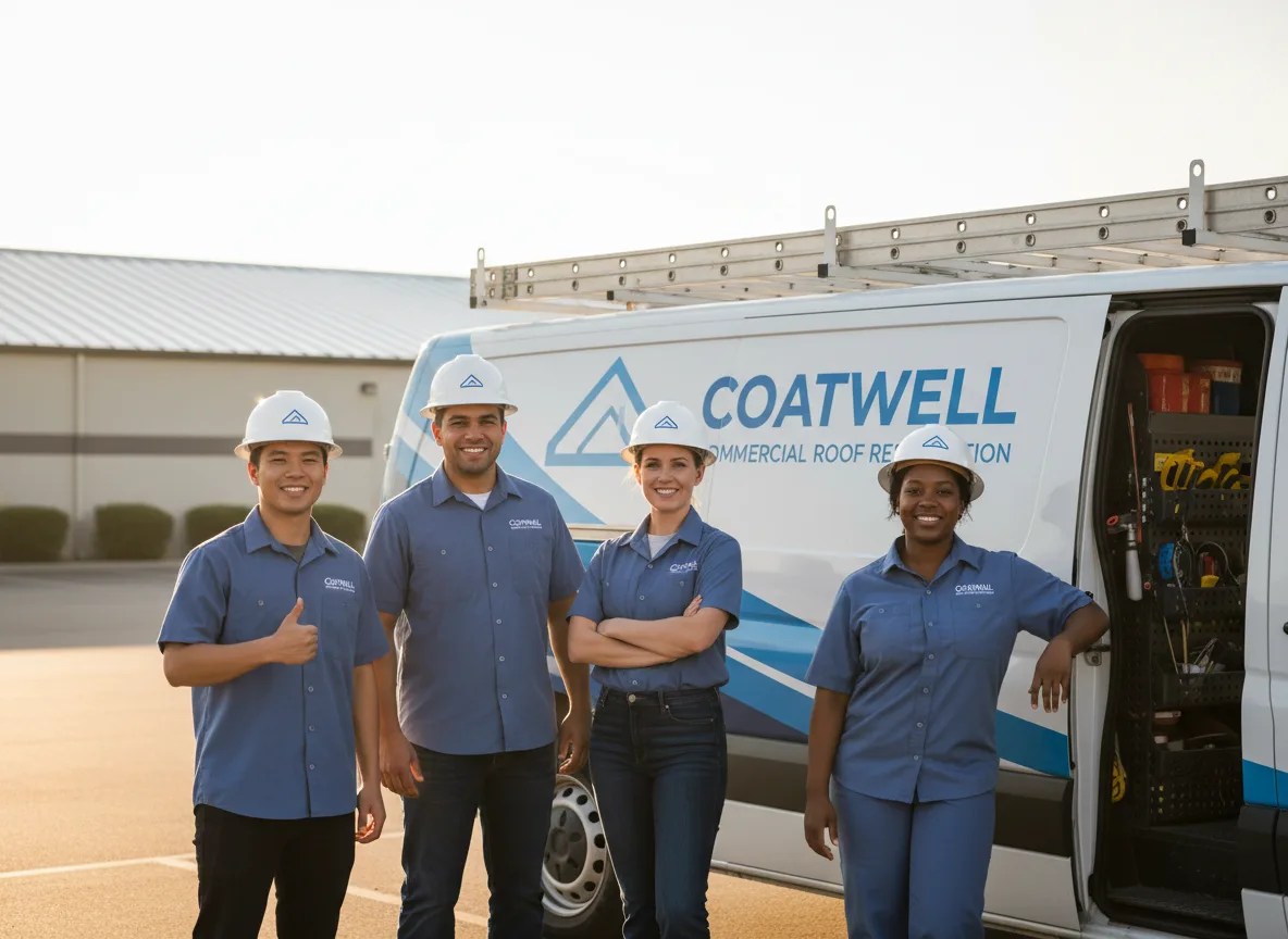 Commercial roof coating company in Runge, TX